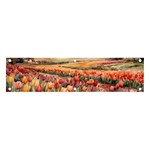 Tulips Field Tree Banner and Sign 4  x 1 
