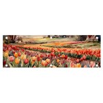 Tulips Field Tree Banner and Sign 6  x 2 
