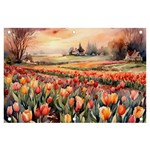 Tulips Field Tree Banner and Sign 6  x 4 