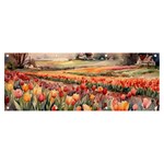 Tulips Field Tree Banner and Sign 8  x 3 