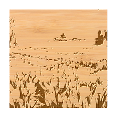 Tulips Field Tree Bamboo Coaster Set from ArtsNow.com Coaster 2