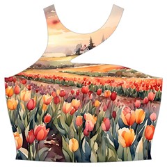 Tulips Field Tree Cut Out Top from ArtsNow.com Front