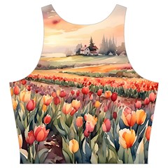 Tulips Field Tree Cut Out Top from ArtsNow.com Back