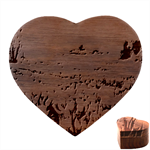 Tulips Field Tree Heart Wood Jewelry Box