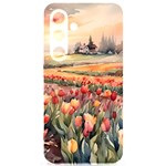Tulips Field Tree Samsung Galaxy S24 6.2 Inch Black TPU UV Case