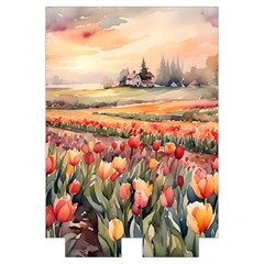 Tulips Field Tree Automatic Folding Umbrella with Case (Large) from ArtsNow.com Case