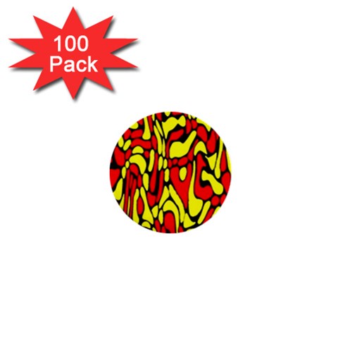 RBY 127 1  Mini Buttons (100 pack)  from ArtsNow.com Front