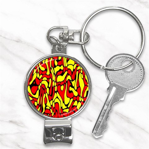 RBY 127 Nail Clippers Key Chain from ArtsNow.com Front