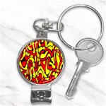 RBY 127 Nail Clippers Key Chain
