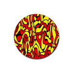 RBY 127 Rubber Round Coaster (4 pack)