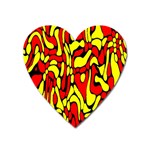 RBY 127 Heart Magnet