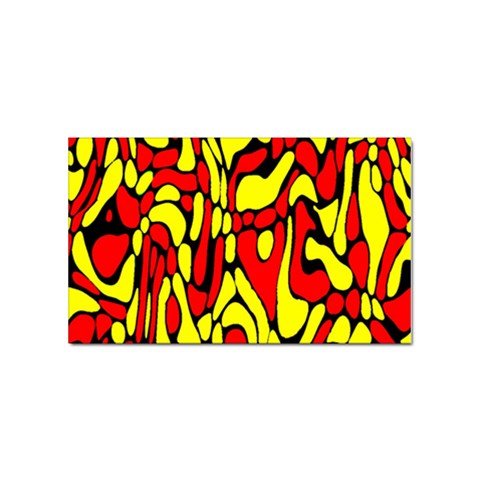 RBY 127 Sticker Rectangular (10 pack) from ArtsNow.com Front