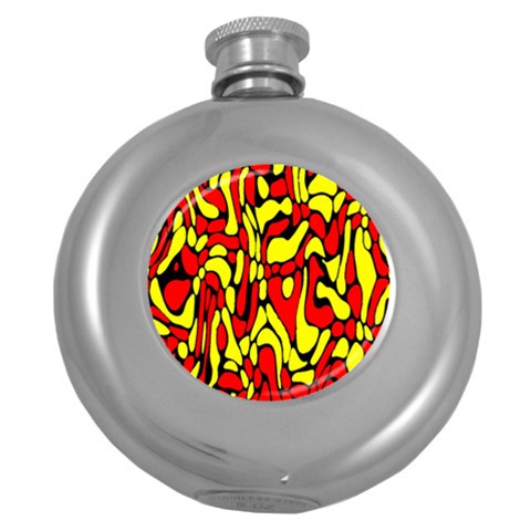 RBY 127 Round Hip Flask (5 oz) from ArtsNow.com Front