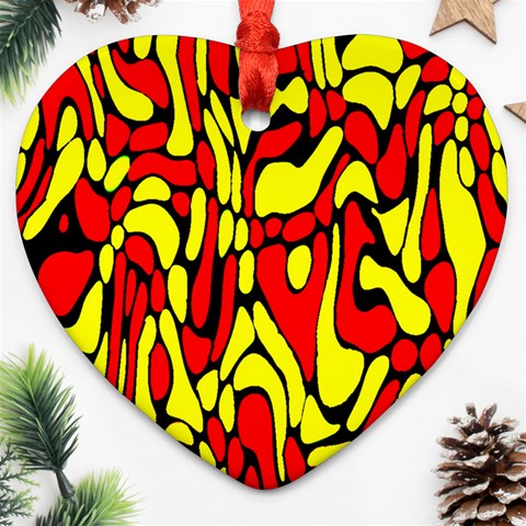 RBY 127 Heart Ornament (Two Sides) from ArtsNow.com Front
