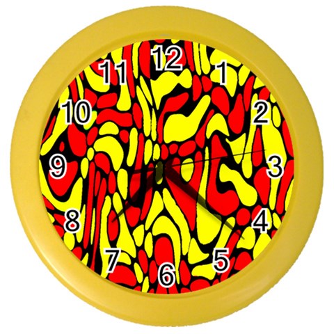 RBY 127 Color Wall Clock from ArtsNow.com Front