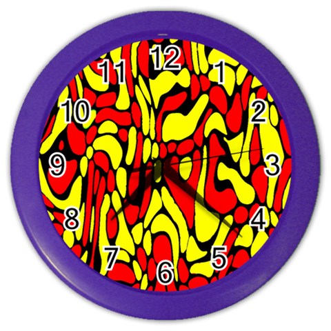 RBY 127 Color Wall Clock from ArtsNow.com Front