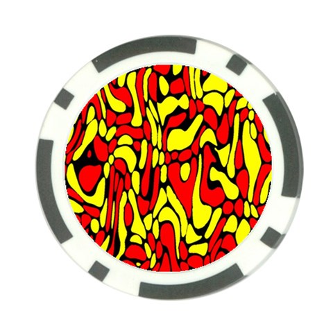 RBY 127 Poker Chip Card Guard (10 pack) from ArtsNow.com Front