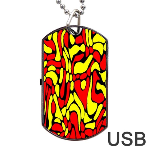 RBY 127 Dog Tag USB Flash (One Side) from ArtsNow.com Front