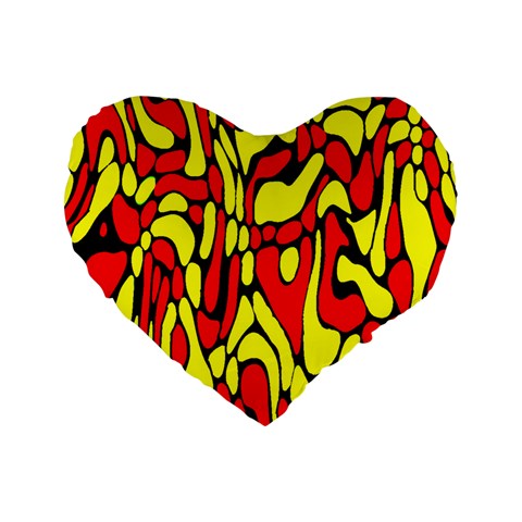 RBY 127 Standard 16  Premium Heart Shape Cushions from ArtsNow.com Front