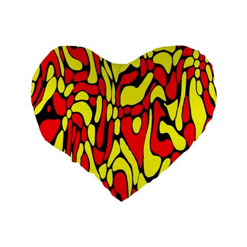 RBY 127 Standard 16  Premium Heart Shape Cushions from ArtsNow.com Back