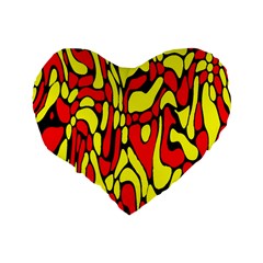 RBY 127 Standard 16  Premium Heart Shape Cushions from ArtsNow.com Back