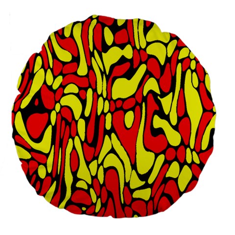 RBY 127 Large 18  Premium Flano Round Cushions from ArtsNow.com Front