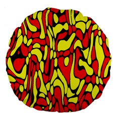 RBY 127 Large 18  Premium Flano Round Cushions from ArtsNow.com Front