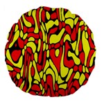 RBY 127 Large 18  Premium Flano Round Cushions