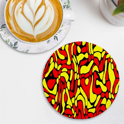 RBY 127 UV Print Round Tile Coaster from ArtsNow.com Front
