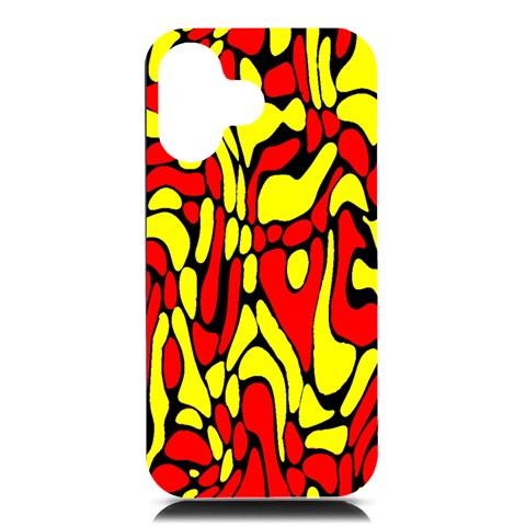 RBY 127 iPhone 16 Black UV Print PC Hardshell Case from ArtsNow.com Front