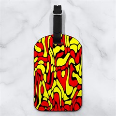 RBY 127 Nappa Leather Luggage Tag Rectangle from ArtsNow.com Back