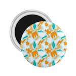 Design Pattern Seamless Tropical 2.25  Magnets