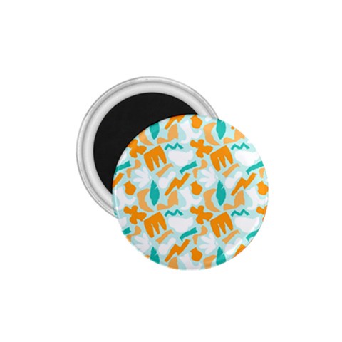 Design Pattern Seamless Tropical 1.75  Magnets from ArtsNow.com Front