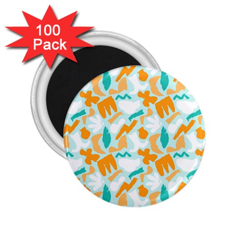 Design Pattern Seamless Tropical 2.25  Magnets (100 pack)  from ArtsNow.com Front