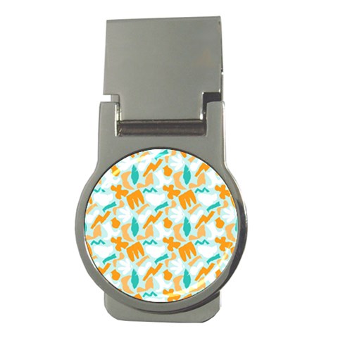 Design Pattern Seamless Tropical Money Clips (Round)  from ArtsNow.com Front