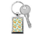 Design Pattern Seamless Tropical Key Chain (Rectangle)