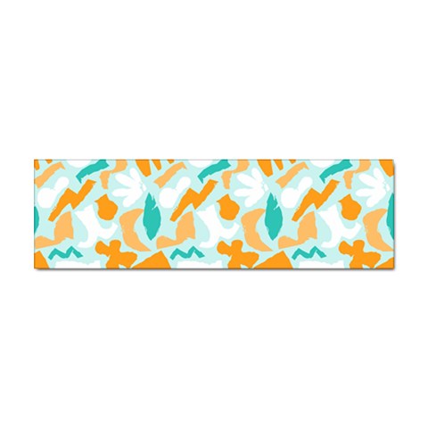 Design Pattern Seamless Tropical Sticker Bumper (100 pack) from ArtsNow.com Front
