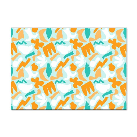 Design Pattern Seamless Tropical Sticker A4 (10 pack) from ArtsNow.com Front