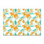 Design Pattern Seamless Tropical Sticker A4 (10 pack)
