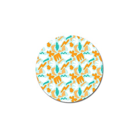 Design Pattern Seamless Tropical Golf Ball Marker (4 pack) from ArtsNow.com Front