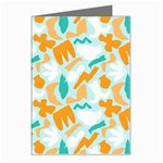 Design Pattern Seamless Tropical Greeting Cards (Pkg of 8)