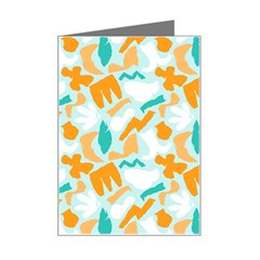 Design Pattern Seamless Tropical Mini Greeting Card from ArtsNow.com Left