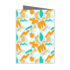Design Pattern Seamless Tropical Mini Greeting Card from ArtsNow.com Right