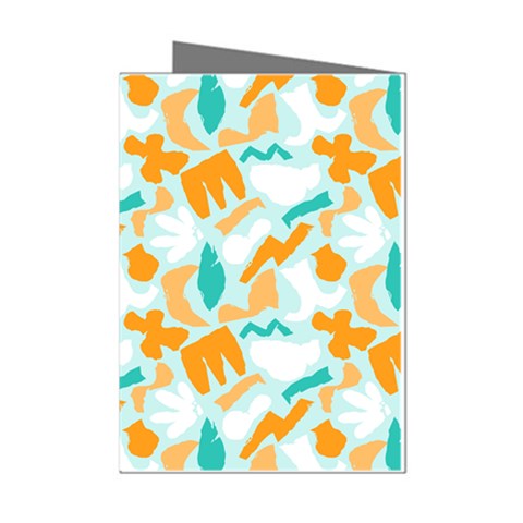Design Pattern Seamless Tropical Mini Greeting Cards (Pkg of 8) from ArtsNow.com Left