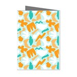 Design Pattern Seamless Tropical Mini Greeting Cards (Pkg of 8)