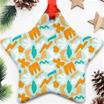 Design Pattern Seamless Tropical Star Ornament (Two Sides)
