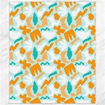 Design Pattern Seamless Tropical Canvas 8  x 10 