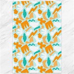 Design Pattern Seamless Tropical Canvas 12  x 18 