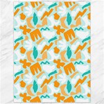 Design Pattern Seamless Tropical Canvas 36  x 48 