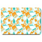 Design Pattern Seamless Tropical Large Doormat